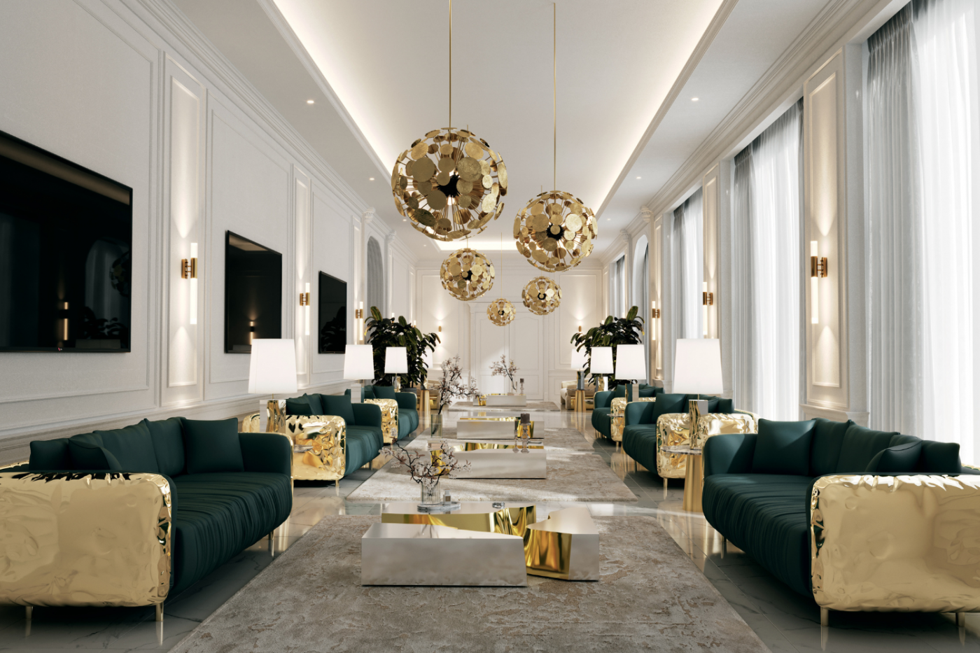 Contemporary luxury residence interior
